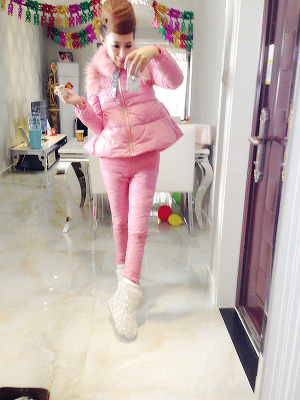 欧洲站2014春季<em>韩版</em>女<em>A字</em>摆<em>羽绒棉马甲</em>棉袖t