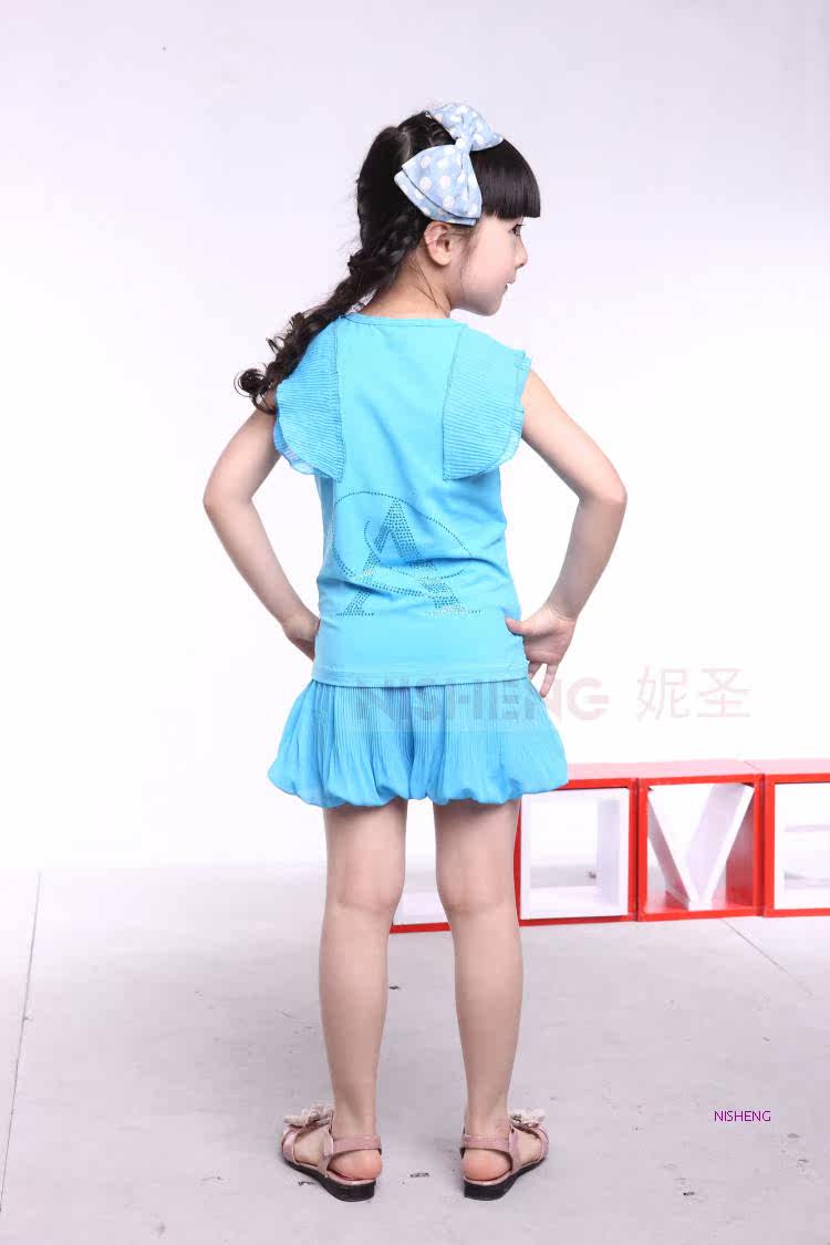 妮圣<em>女童套装夏</em>款2012韩版新款女童装 儿童中