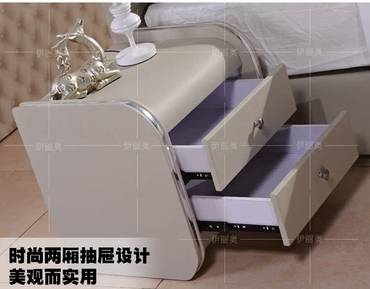 кожаная кровать Yi Liao 1.8 D13 кожаная кровать Yi Liao 1.8 D13