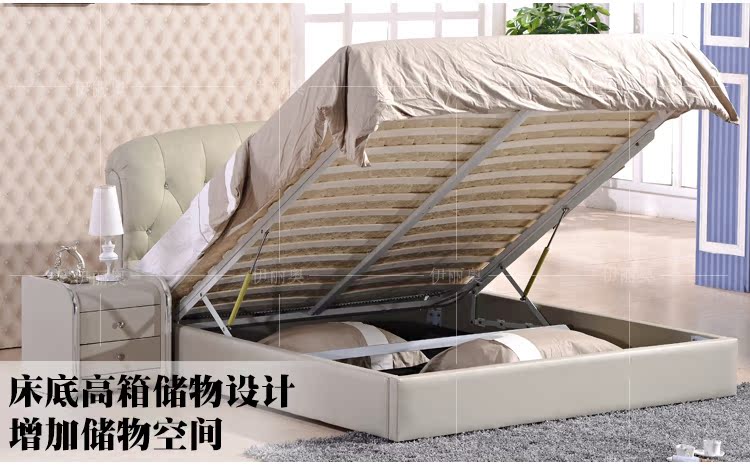 кожаная кровать Yi Liao 1.8 D13 кожаная кровать Yi Liao 1.8 D13