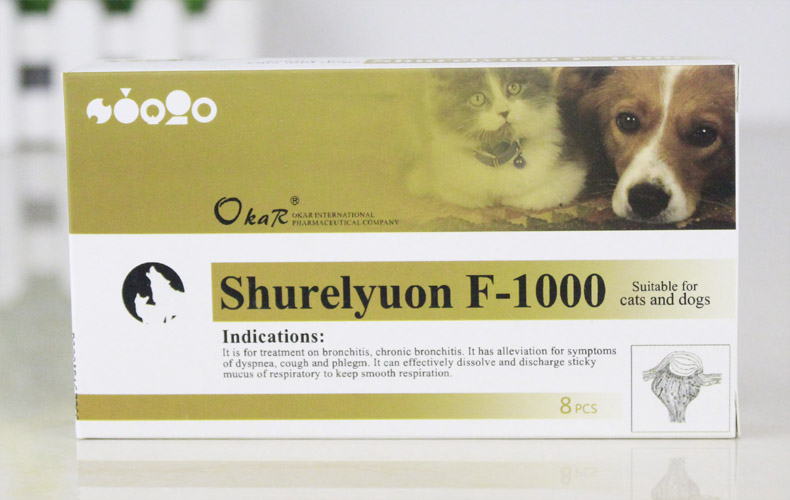 犬猫均是每10kg体重服用本品1片,5kg以下服用半片,一天一次,连用3天.