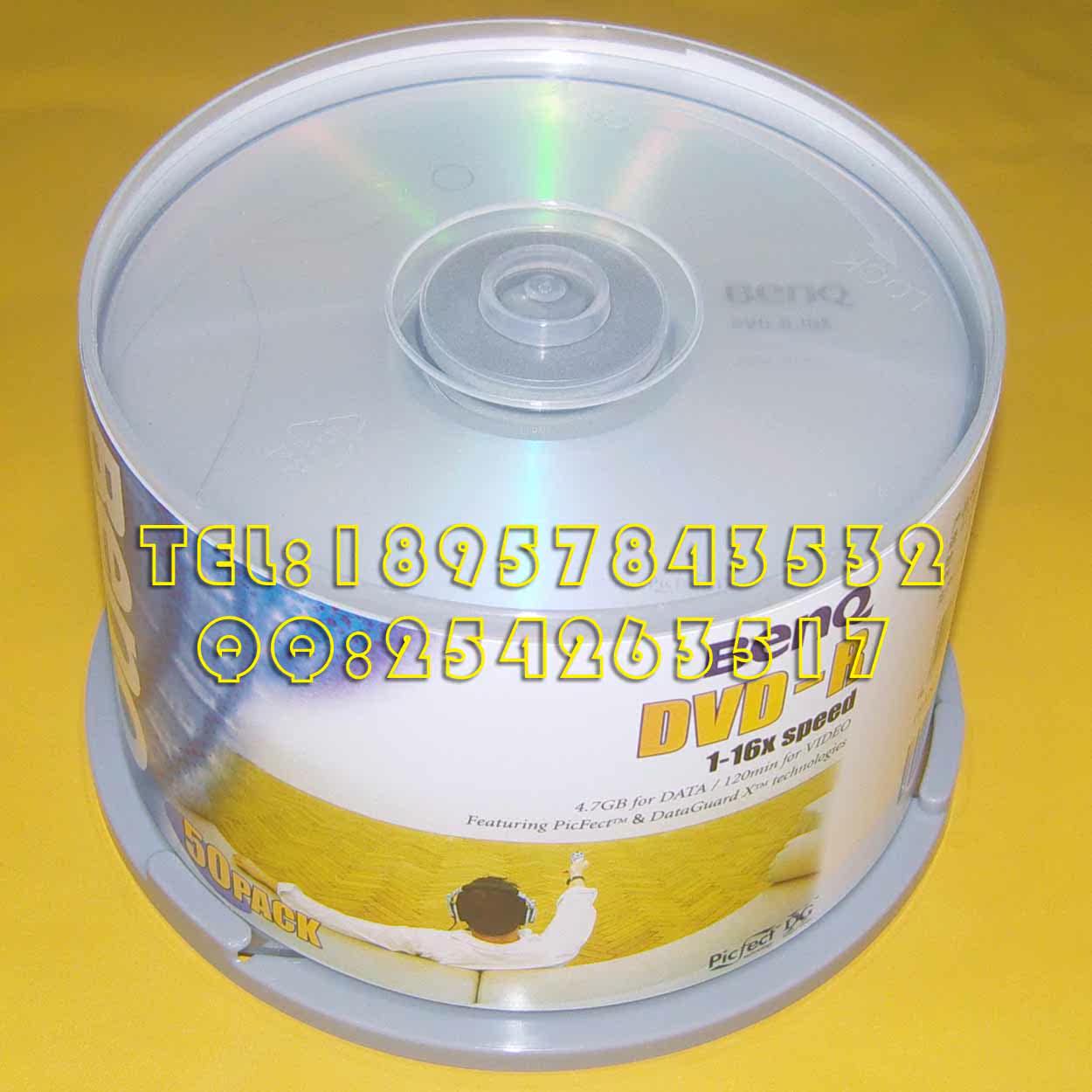 Диски CD, DVD 假一赔十！原装明基 光盘 dvd刻录盘 空白dvd（马来西亚产）1.5 Benq