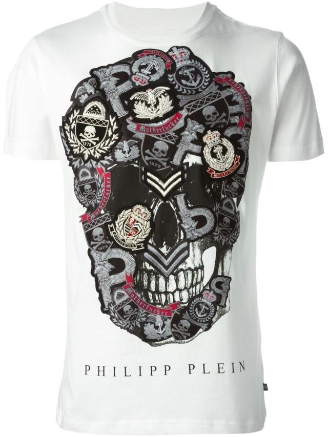 Купить мужские футболки, поло и лонгсливы Philipp Plein (Филипп Плейн) в интерне