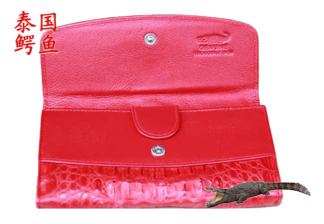 泰國買gucci價格好好嗎 正品泰國鱷魚皮錢包女士三折長款 內層真皮 2020新款女包特價促銷 gucci價格