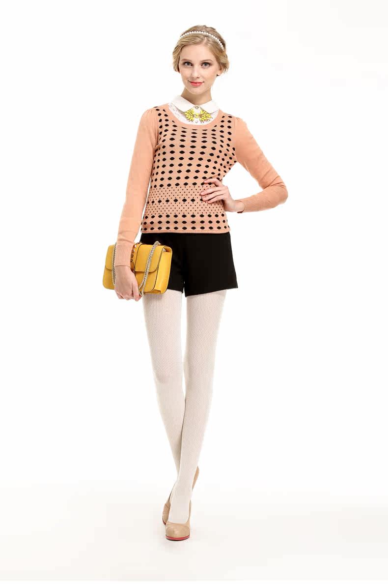 <em>红袖</em>2013<em>冬装新款</em>简约大方羊毛修身百搭<em>短裤</em>