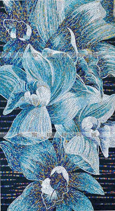 【【如家建材上海实体店】精简马赛克拼图-蓝