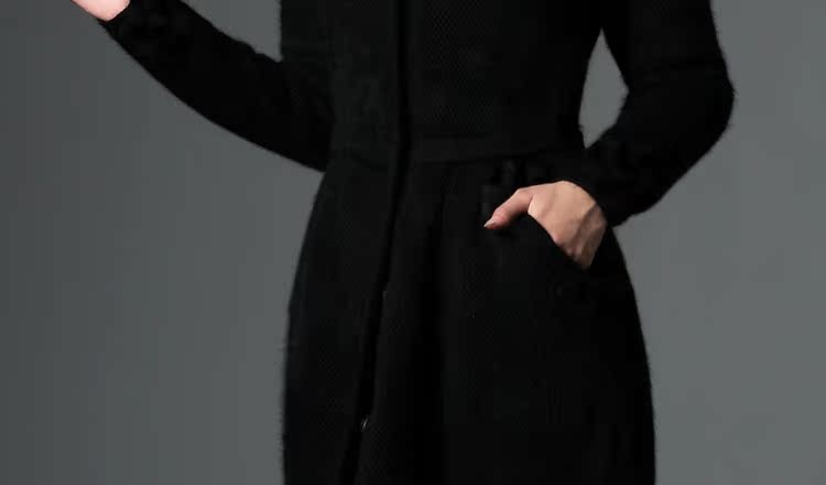 Свитер женский Thermo embroidered mxwts037 Пух соболя Осень 2013 Длинный рукав Классический рукав О-вырез Свитер женский Thermo embroidered mxwts037 Пух соболя Осень 2013 Длинный рукав Классический рукав О-вырез Пуговицы в 1 ряд