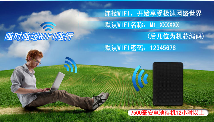 E网时空 3g无线路由器联通随身WIFI 移动电源