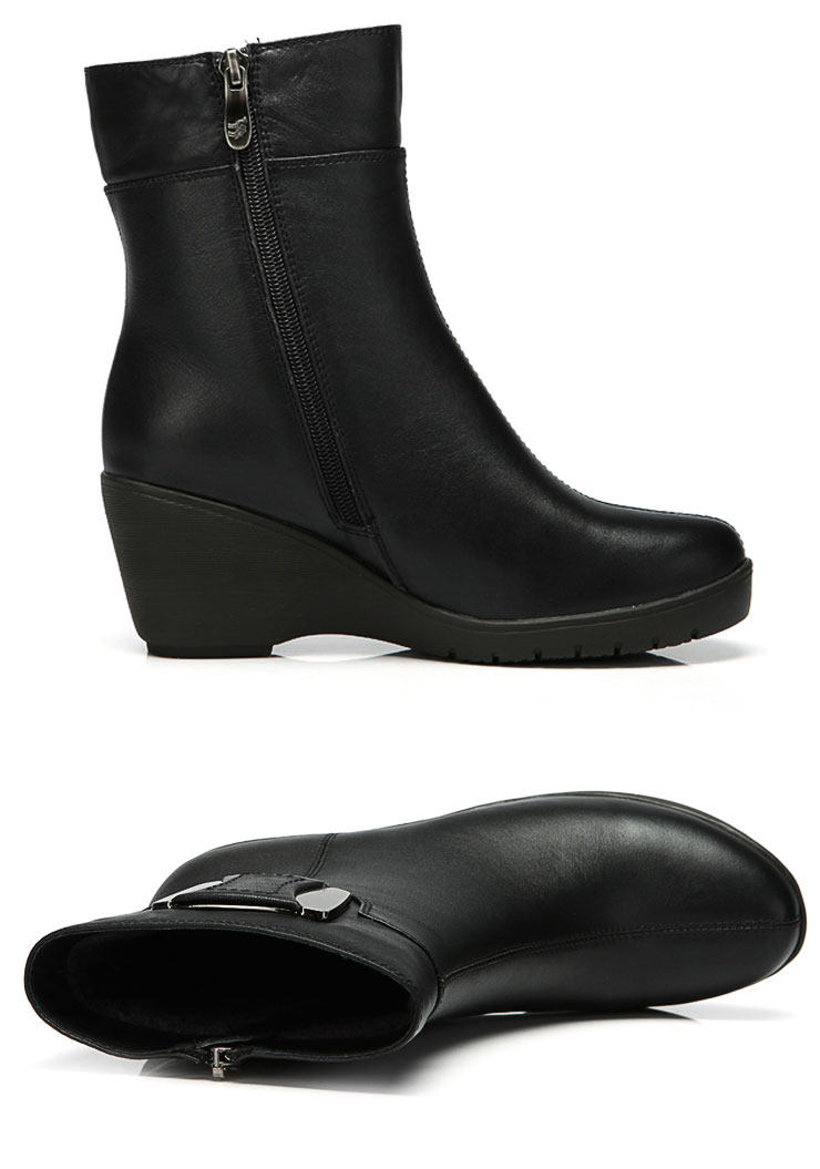 <em>天猫 淘宝商城</em>Camel 骆驼正品 <em>女靴</em> 时尚坡跟 