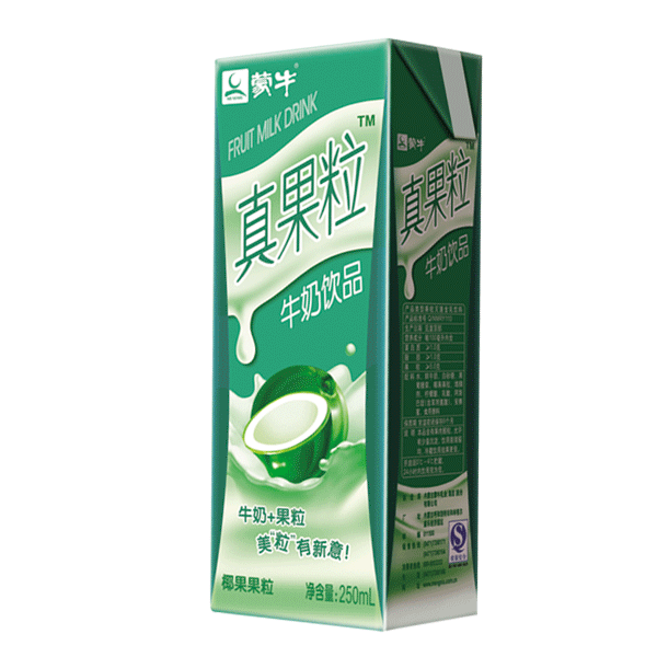 供应 蒙牛真果粒椰果果粒 250ml*12 牛奶乳 牛奶 果粒礼盒