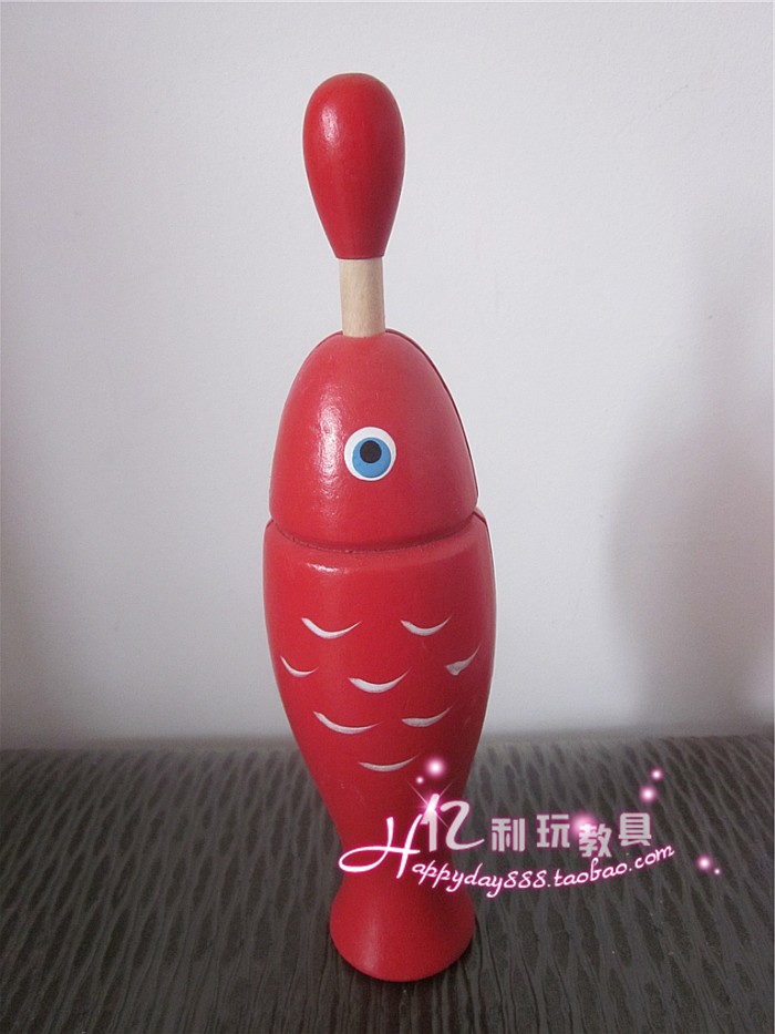 奥尔夫乐器批发/早教园儿童乐器/木质玩具乐器/木鱼(个)