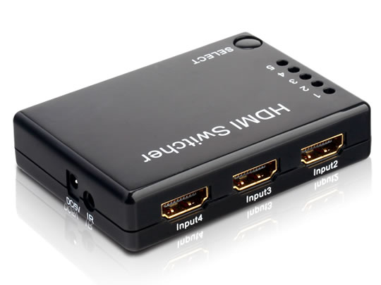 【HDMI切换器 5进1出 HDMI Switch 5*1 HDMI