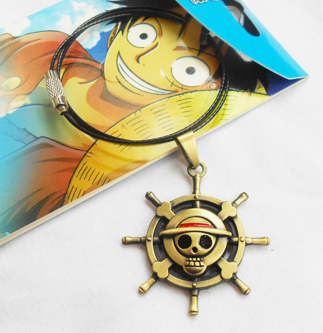 One Piece Monkey D Luffy Necklace Pendant Animation surrounding ornaments Pirate king