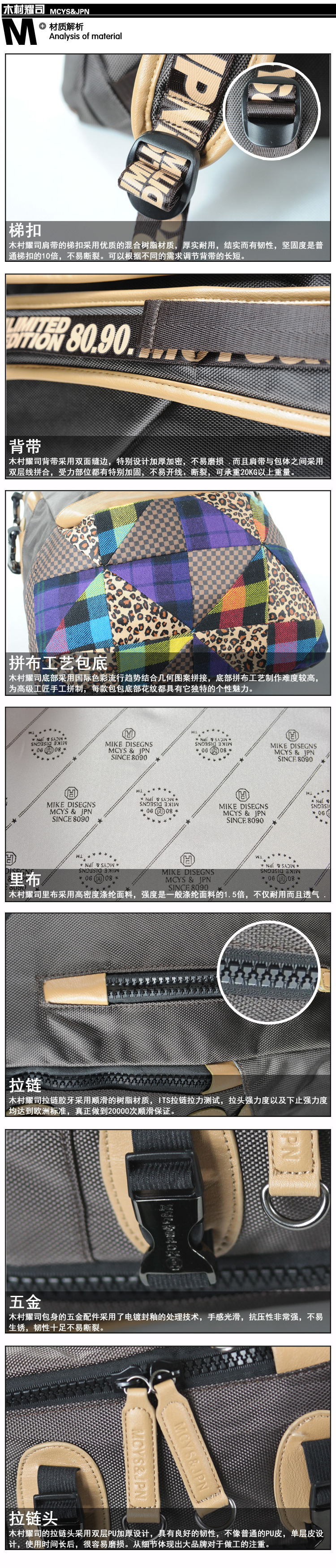Сумка Mcys & jpn 1006 Vip Mcys & jpn / Yohji Kimura Девушки Рубашечная ткань Мягкие Молния Сумка с карманом на молнии, Карман для мобильного, Сумка для документов, Сумка-планшет на молнии, С карманом для ноутбука, Сумка-чехол для камеры Накладные карманы Соединение разных тканей Геометрические узоры Да Мягкая Да 100 Для отдыха Средняя (максимальная длина 30-50 см) Японский и южнокорейский дизайн Вертикальная модель Две ручки Рюкзак Сумка Mcys & jpn 1006 Vip Mcys & jpn / Yohji Kimura Девушки Рубашечная ткань Мягкие Молния Сумка с карманом на молнии, Карман для мобильного, Сумка для документов, Сумка-планшет на молнии, С карманом для ноутбука, Сумка-чехол для камеры Накладные карманы Соединение разных тканей Геометрические узоры Да Мягкая Да 100 Для отдыха Средняя (максимальная длина 30-50 см) Японский и южнокорейский дизайн Вертикальная модель Две ручки Рюкзак