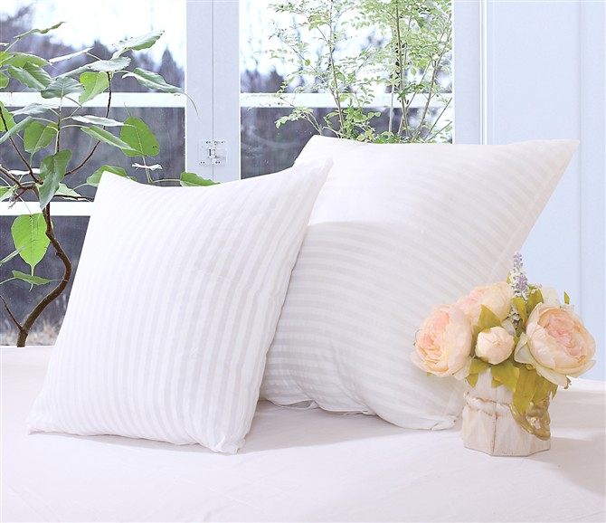  开心雷 可拆卸 缎条布小方垫 靠垫芯/方靠枕芯/抱