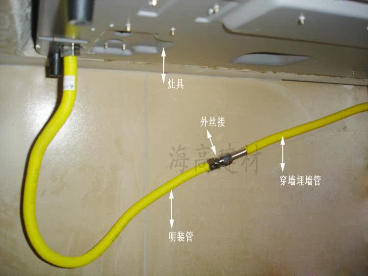 指定 定制航天晨光三力4\/6分可埋墙管 不锈钢