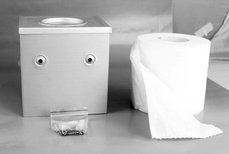 Cahia bathroom space aluminium tray paper towels paper towels toilet paper holder toilet paper holder paper holder