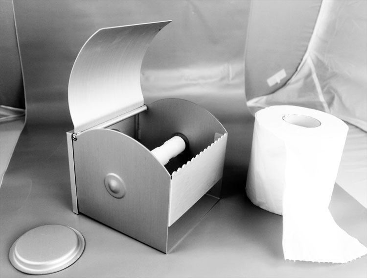 Cahia bathroom space aluminium tray paper towels paper towels toilet paper holder toilet paper holder paper holder