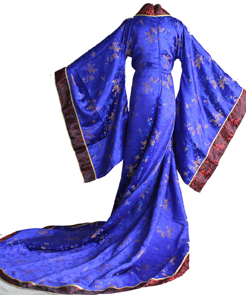 千魅唐朝反串贵妃服装 古装 演出服 长拖尾盛世