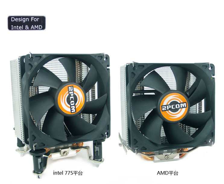 【Nidec代工出口 AMD\/775\/1155 2pcom cpu 风