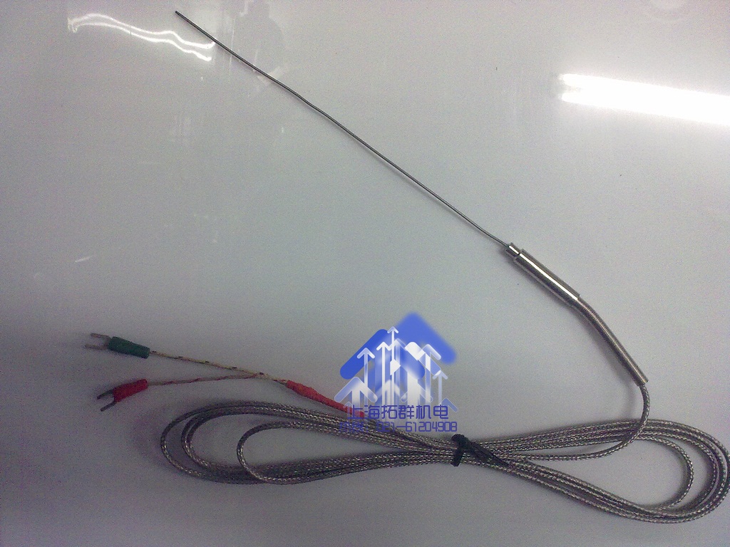 【K型铠装微细热电偶 温度传感器 测温探头 感