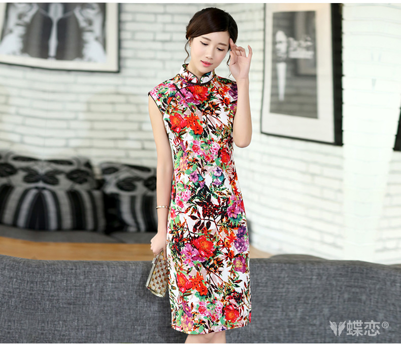 Butterfly Lovers 2015 spring new female hand-tie cheongsam dress improved linen dresses beauty 45,009 jungle take Sin XXL pictures, price, brand platters! Elections are good character, the national distribution, so why buy now enjoy more preferential! Health
