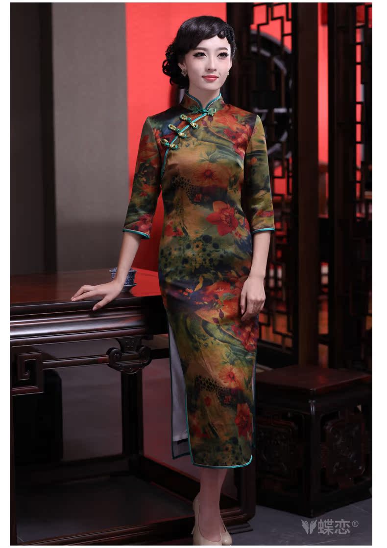 Butterfly Lovers spring 2015 the new, improved daily Silk Cheongsam retro manual cheongsam dress 49,128 figure S pictures, price, brand platters! Elections are good character, the national distribution, so why buy now enjoy more preferential! Health