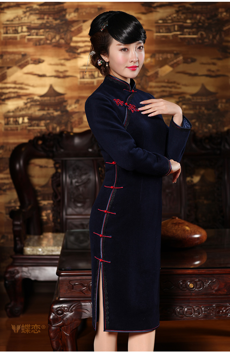 Butterfly Lovers 2015 spring new stylish improved wool dresses? dresses retro long, long-sleeved robes 49,156 Tibetan youth L pictures, price, brand platters! Elections are good character, the national distribution, so why buy now enjoy more preferential! Health
