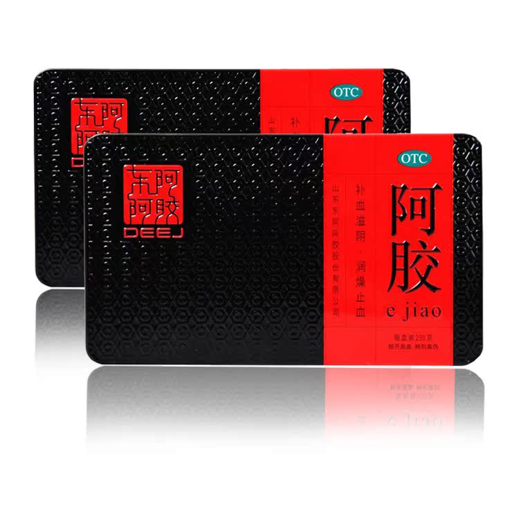 【东阿阿胶】阿胶块250g\/2盒 赠125g阿胶 补血