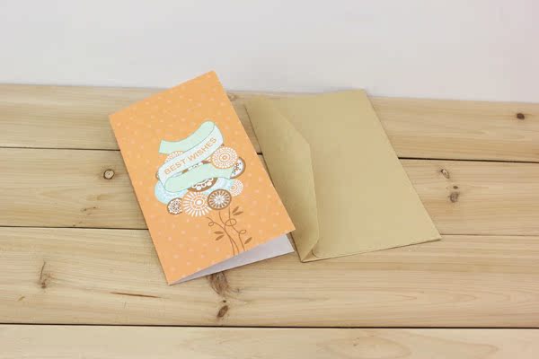 【商务留言生日贺卡欧式简约祝福感谢创意贺卡