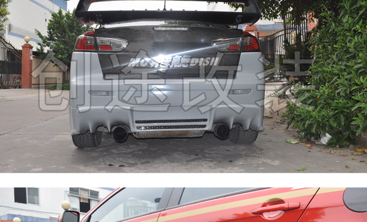 Обвес EVO изменен bodykit аксессуары Mitsubishi крыло Бога в окружении фронт и задний бампер стороне юбки крыла Бога evo10 Обвес EVO изменен bodykit аксессуары Mitsubishi крыло Бога в окружении фронт и задний бампер стороне юбки крыла Бога evo10