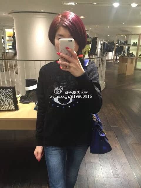 Paris special counter Purchasing agent   KENZO   christmas Limited Edition   Statue of Liberty   iron tower Flash gold   Tiger head Sweater