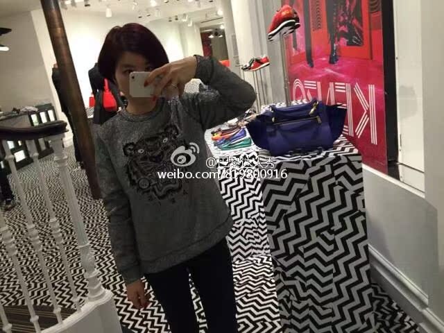 Paris special counter Purchasing agent   KENZO   christmas Limited Edition   Statue of Liberty   iron tower Flash gold   Tiger head Sweater