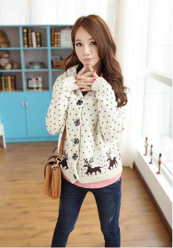 【L207 冬装新款<em>女式毛衣</em> 女式宽松大码<em>加绒</em>加