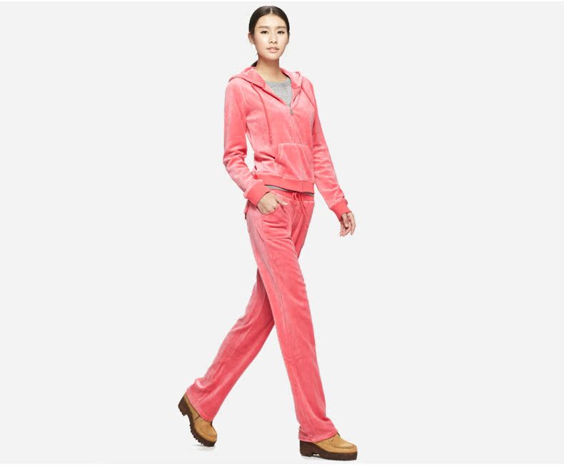 初棉显瘦2014年春秋装女款两件套女装天鹅绒