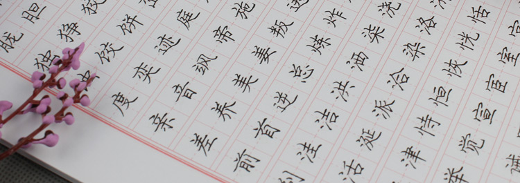 共7样 庞中华楷书硬笔钢笔临摹练字字帖 千古绝句成语