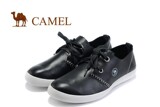 Camel 美国骆驼  减震磨砂牛皮 2011新款透气休闲鞋 R011011 黑色