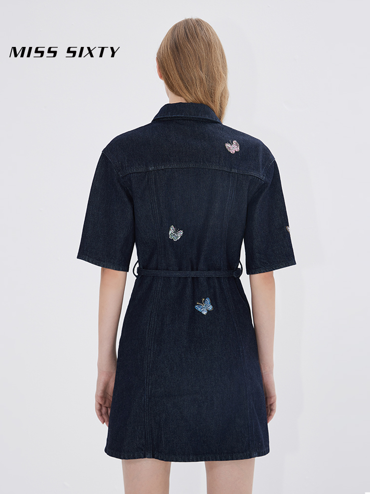 Miss Sixty   X   PHANNAPAST22 spring and autumn The new angel series cowboy Dress