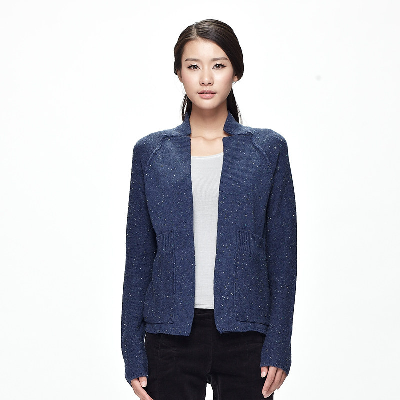 <em>初棉</em>2013新款女装大<em>毛衣外套</em>韩国长款开衫针