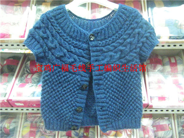 纯<em>手工</em>编织女士毛<em>背心</em>新款女士毛铠甲女士<em>针织</em>