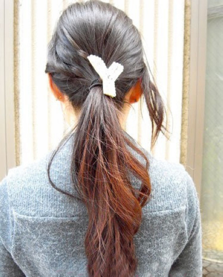 现代女性独立气质OL职业扎发