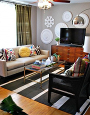 小户型电视背景墙精美北欧风格卧室15种省钱
