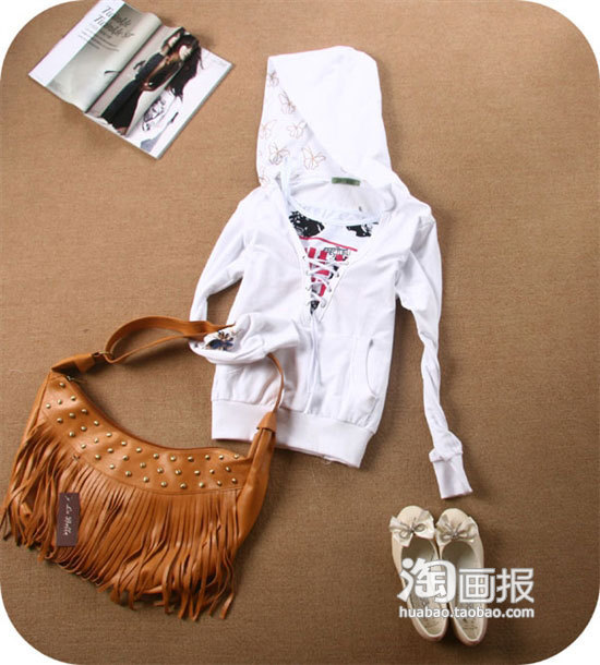 秋日里必备的外套中国十大休闲服装+美T_fw0