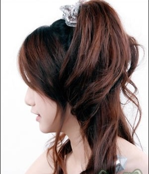 改变<em>菱形脸</em>适合的<em>发型马尾</em>,加速你的异性缘_p