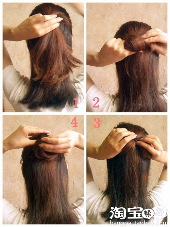 一分钟搞定~<em>公主</em>头*OL <em>发型</em>*晚宴<em>漂亮的发型</em>扎