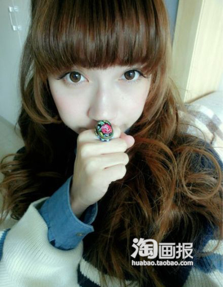大眼美女王灵雅图片