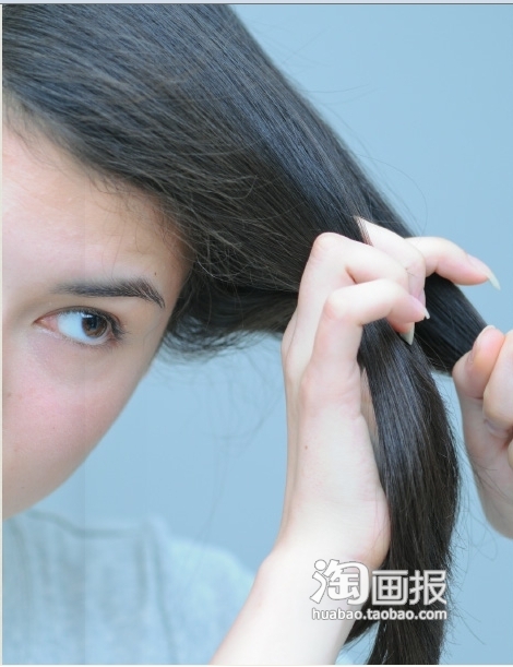 田园<em>长头发造型</em>风超详细<em>少女盘发</em>_gr8ek457_