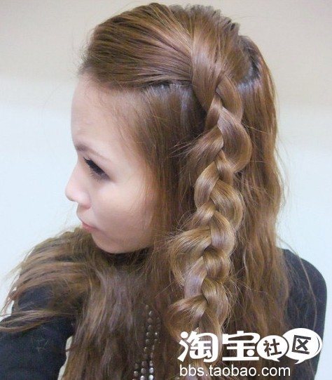 边花扎发~多款人气发型小女孩扎<em>头发的方法</em>_