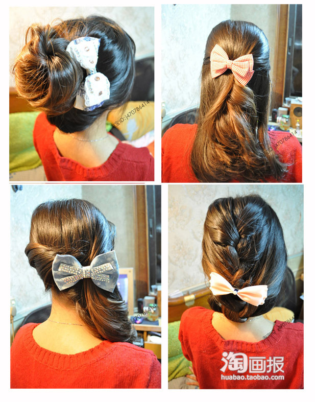 浪漫微卷不花钱 <em>冬天扎头发</em>的方法韩式<em>发型步</em>