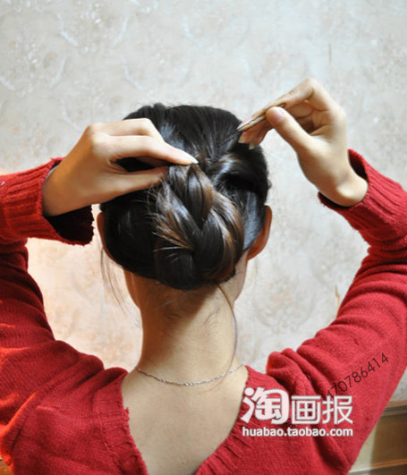 浪漫微卷不花钱 <em>冬天扎头发</em>的方法韩式<em>发型步</em>